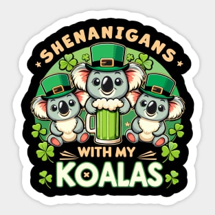 Shenanigans With My Koalas Sticker